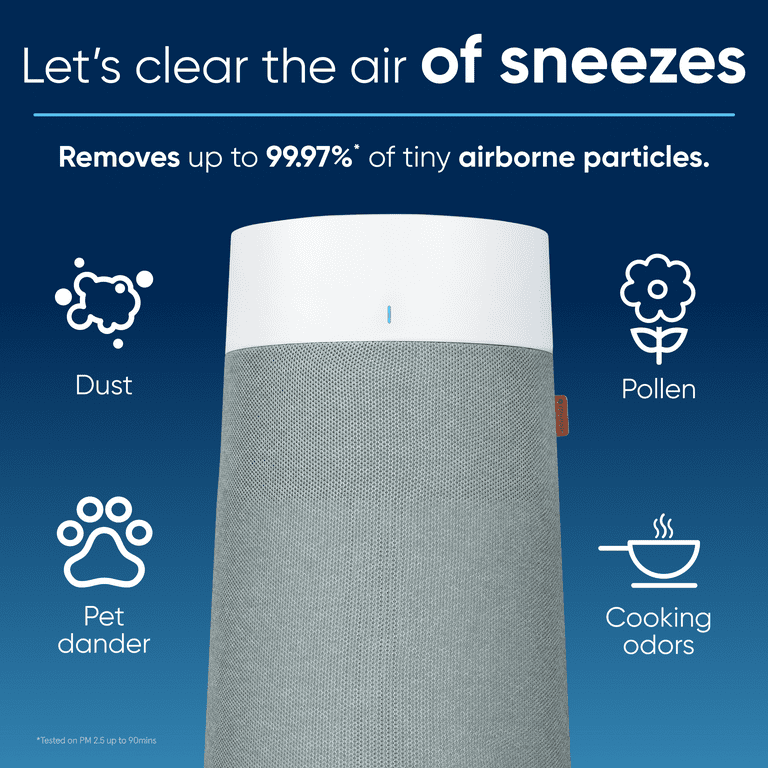 Blue air purifier sale walmart