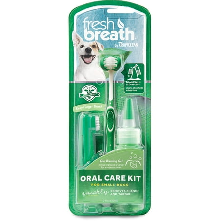 UPC: 0645095001282 | Fresh Breath by TropiClean Oral Care Kit  Small   1 Ct