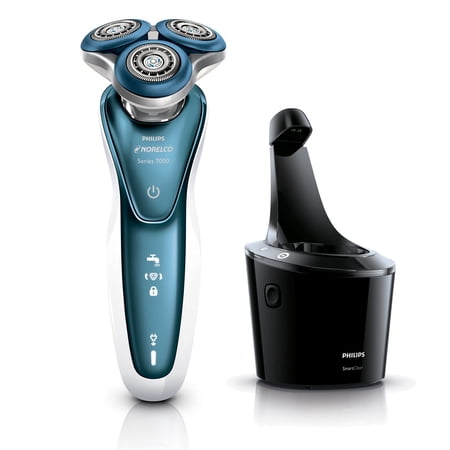 Philips Norelco Shaver 7300 for Sensitive Skin, Cordless, Precision Trimmer S7370/84