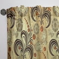 thumbnail image 3 of Designart 'Luxury Golden Pattern I' Mid-Century Modern Curtain Panel, 3 of 5
