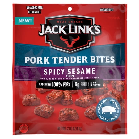 2.85oz, Jack Link's Spicy Sesame Barbecue Pork Snack Bites