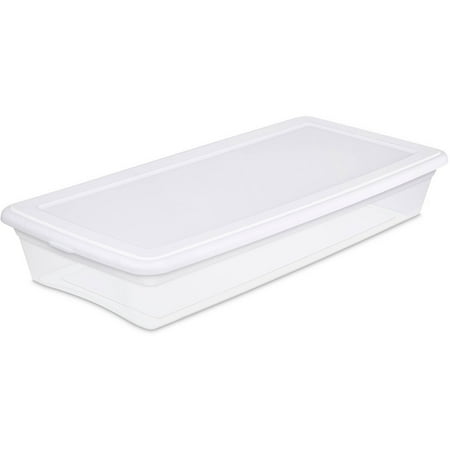 Sterilite 41 Quart Storage Box- White (Available in Case of 6 or Single Unit)