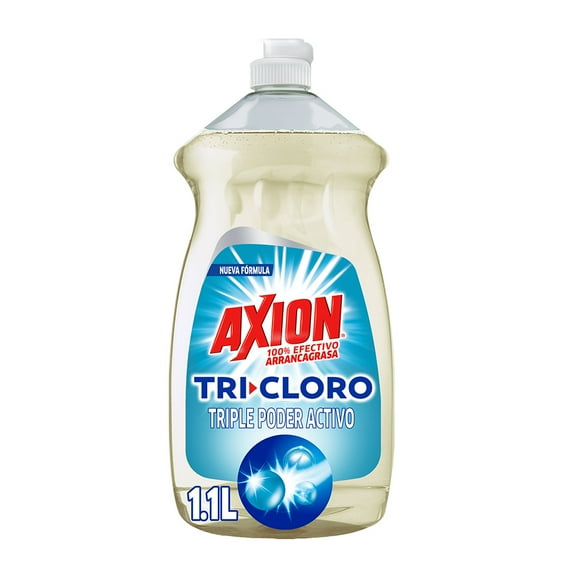 Lavatrastes Líquido Axion Tricloro 100% Efectivo Arrancagrasa 1.1 L