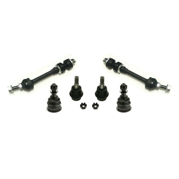 6 Pc Suspension Kit Compatible with RWD Models Upper & Lower Ball Joints   Sway Bar Links Fits select: 2006-2007 DODGE RAM 1500