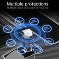 thumbnail image 4 of JaJaBor Émetteur FM Modulateur Bluetooth 5.0 Kit Voiture Mains Libres Récepteur Stéréo Sans Fil Supporte Siri/Google Assistant Vocal, 4 of 4