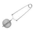 thumbnail image 1 of Cocoa Chocolate Flour Dispenser Sifter Dredger Sprinkler, Round Sphere Compact Stainless Steel Mesh Double Sided Spring Action, 1 of 5