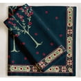 thumbnail image 2 of Vargottam Designer Cotton Twill Napkins - Set of 12, 20-Inch, Floral Print, Durable & Absorbent Cloth Napkins for Dining, Parties, and Home Decor - Machine Washable, 2 of 8