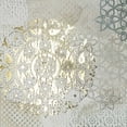 thumbnail image 2 of Vess, June Erica 12x12 Black Ornate Wood Framed with Double Matting Museum Art Print Titled - Tapestry Melange II, 2 of 4