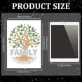 thumbnail image 2 of Family Tree Rhinestone Iron on Decal Tree Roots Hotfix Transfer Sticker Family Reunion Day Heat Transfer Patch Bling Clothing Repair Applique for T-Shirt Hat Jacket Garment Bag DIY Decor, 2 of 9