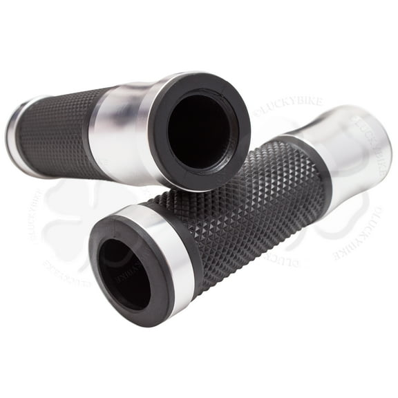 Motorcycle Hand Grips Open End 7/8 Inch Handlebars GSXR CBR RR Ninja ZX R1 R6
