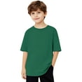 thumbnail image 5 of Bxsruta Shirts for Kids, Children's Oversized Basic Crewneck Tee, Relaxed Fit Unisex Casual T-Shirt, 5 of 8
