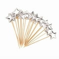 thumbnail image 2 of ZYLER- 20Pcs Cake Topper Cupcake Picks Dessert Silver16 Silver16, 2 of 6