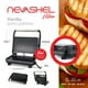 thumbnail image 1 of Parrilla para Panini Eléctrica Antiadherente AD-09 Negra Nevashel, 1 of 5