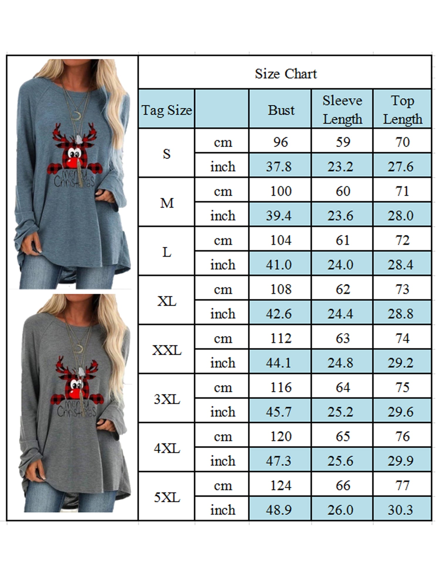 size 26 christmas top