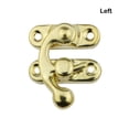 thumbnail image 4 of Candado antiguo Cerradura de gancho de hierro Cerradura de seguridad Oculto Capturas Decoración Joyero Muebles Accesorios de hardware Regalos Herramientas y ferretería Gancho izquierdo amarillo Kenally TO011076-02, 4 of 6