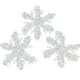 thumbnail image 2 of Guirnaldas de Copos de Nieve para Navidad | Adornos Colgantes de Copos de Nieve Blancos | Decoración Navideña para El Árbol | Decoración para Fiestas | Paquete de 6 Copos de Nieve Colgantes, 2 of 6