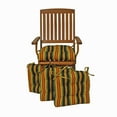 thumbnail image 1 of Coussins de Chaise Carrés Tuftés en Polyseter Filé de 16 Pouces pour l'Extérieur (Ensemble de 4) - Lyndhurst Raven, 1 of 2