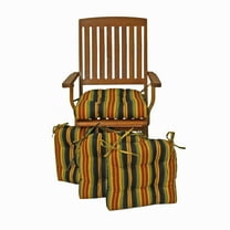 16-inch Outdoor Spun Polyseter Square Tufted Chair Cushions (Set of 4)