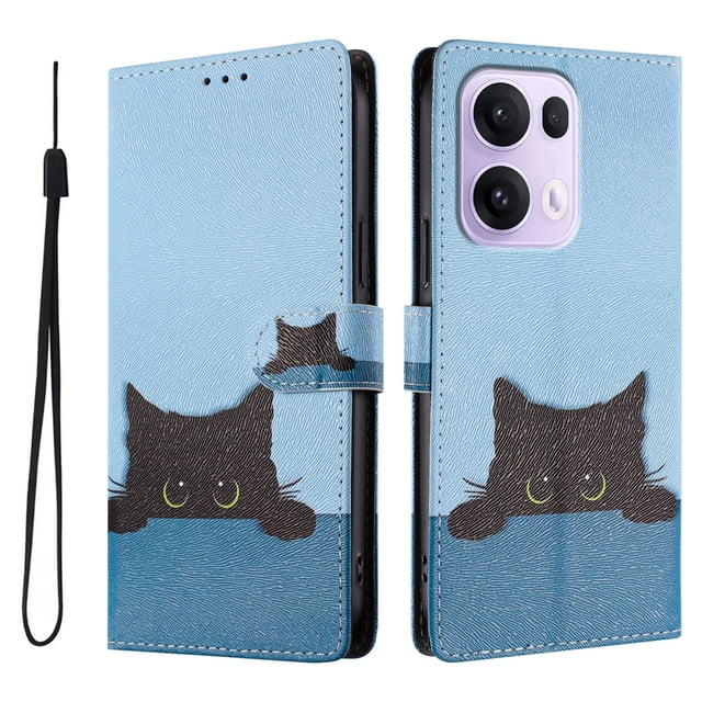 FOXDOCK Funda Tipo Cartera para OPPO Reno 13 Pro 5G con Soporte y Correa – Diseño de Patrones Lindos