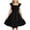Test#22 Black, variant on mgoYE Girls Country Dress Girls Summer Dresses Cute Double Layer Ruffle Sleeve Smocked Flowy Dress(Blue,5-6 Years)
