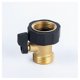thumbnail image 1 of Hose Shut Off Valve: Extended Handle 3/4 Inch Heavy Duty Brass Garden Hose Connector Water Shutoff For Gardening Landscaping, 1 of 3