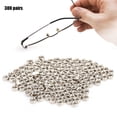 thumbnail image 4 of Hilitand Vis pour 300 Paires de Verres Sans Cadre Écrous Bouchon 1.4 Pièces de Réparation Inoxydable, 4 of 8