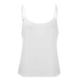 thumbnail image 4 of White Women's Tanks, Tank Top For Women Adjustable Spaghetti Strap Camisole Scoop Neck Sleeveless Top S 3Xl,Women's Tanks & Camis 3XL, 4 of 9