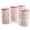 Hand-Painted Pink Lace, variant on MEXTEQUIL Handmade Ceramic Talavera Shot Glasses, 2 oz, Set of 4, White Lace