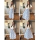 thumbnail image 5 of Vestido midi Zeagoo White Summer Beach con bolsillos para mujer, 5 of 6
