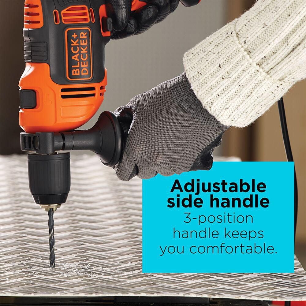 BLACK+DECKER 6.5 Amp 1/2-inch Hammer Drill