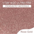 thumbnail image 2 of Ceya 3.8oz/ 110g Polvo de brillo ultra fino Brillo de oro rosa 1/128, 2 of 5