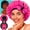 Hot Pink and Black, variant on ® Satin Bonnet for Women, Reversible Double-Layer Sleep Cap with Adjustable Wide Tie Band, Large Hair Silk Bonnet for Natural Curly, Braided and Long Hair, Light Pink and Black