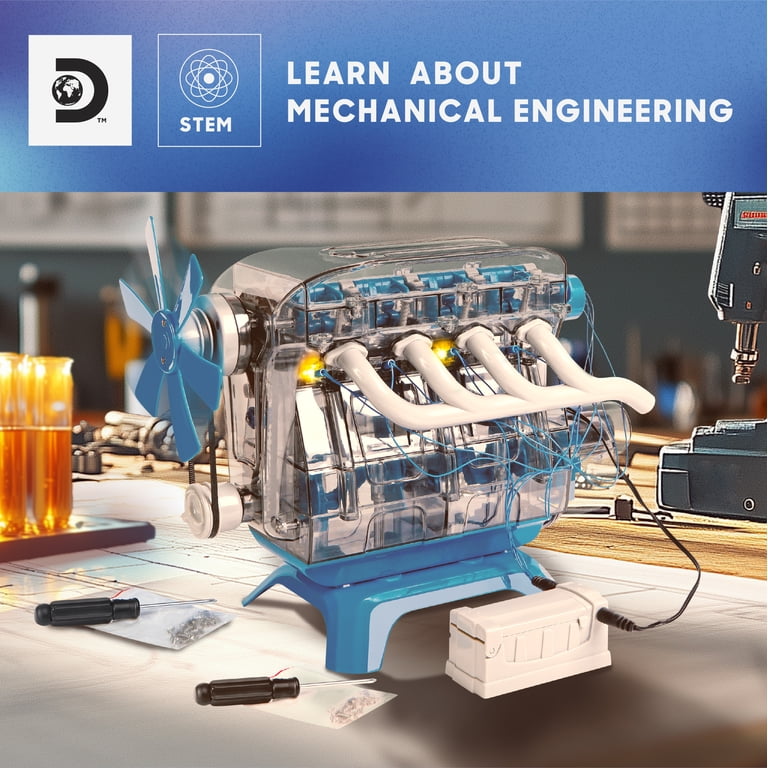 Discovery #Mindblown Model Engine Kit with LED Lights photo 3