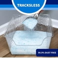 Tracksless Unscented NonClumping Crystal Cat Litter with Odorbond, 7 lb, White, Clear and Blue
