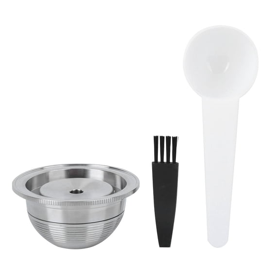 Tletseagh Stainless Steel Reusable Refillable Coffee Capsule Filter Fit for Nespresso Coffee Machine
