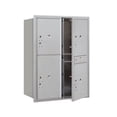 thumbnail image 2 of 11 Door High Recessed Mounted 4C Horizontal Parcel Locker with 4 Parcel Lockers in Bronze with USPS Access - Front Loading, 2 of 4