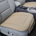 thumbnail image 1 of Fundas de asiento de automóvil transpirables para suministros de automóvil (Beige carbón de bambú), 1 of 7