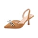 thumbnail image 1 of Correas de Zapato para Tacones Mujeres Punta Del Dedo Del Pie Más Tamaño Arco Embellecido Sandalias de Tacón Alto, Tacones con Arco en la Espalda Primavera Verano Elegante, 1 of 9