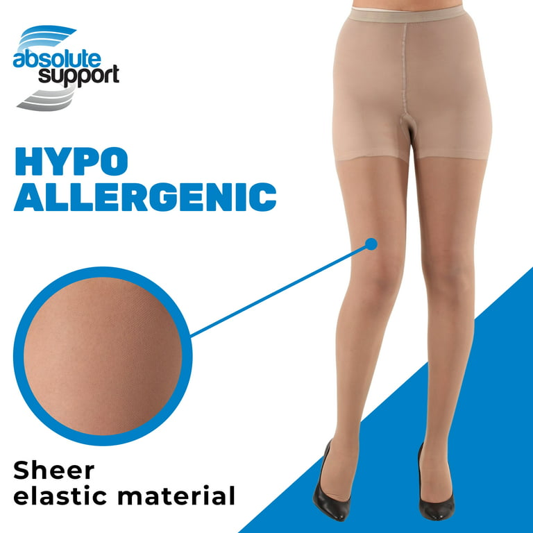Made in USA - Womens Compression Tights 20-30mmHg for Travel