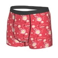 thumbnail image 2 of Balery Hello Summer Flamingo Men's Boxer Briefs, Soft and Breathable Cotton Underwear with nylon Waistband-Medium, 2 of 9
