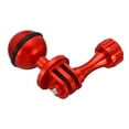 thumbnail image 5 of Unique Bargains Action Camera Ball Mount Adapter Rotating Ball Head Mount for Sports Camera Style 2, Red 1 Set, 5 of 5
