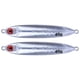 thumbnail image 1 of Señuelo con forma de pez de imitación, aparejos de pesca, postura de natación vívida, plateado, 2 uds., 1 of 8