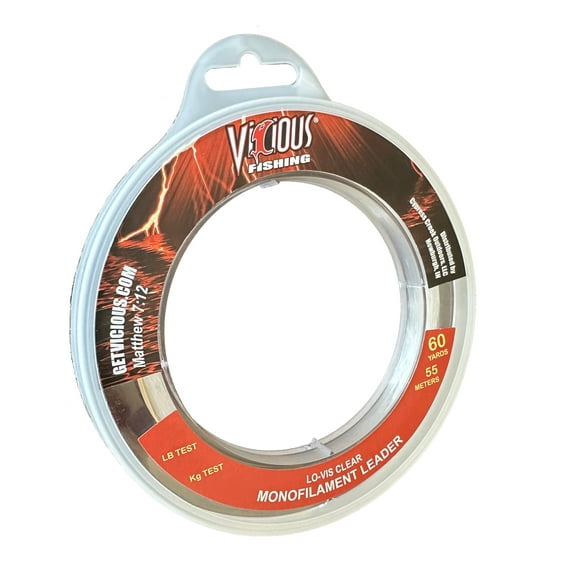 Vicious Mono Leader - 20 Lb Test