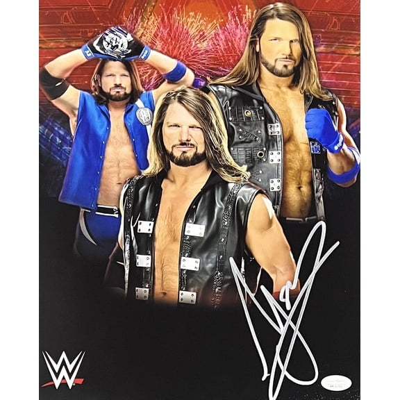 A.J. Styles Signed Autographed 11x14 Photo JSA Authenticated #7