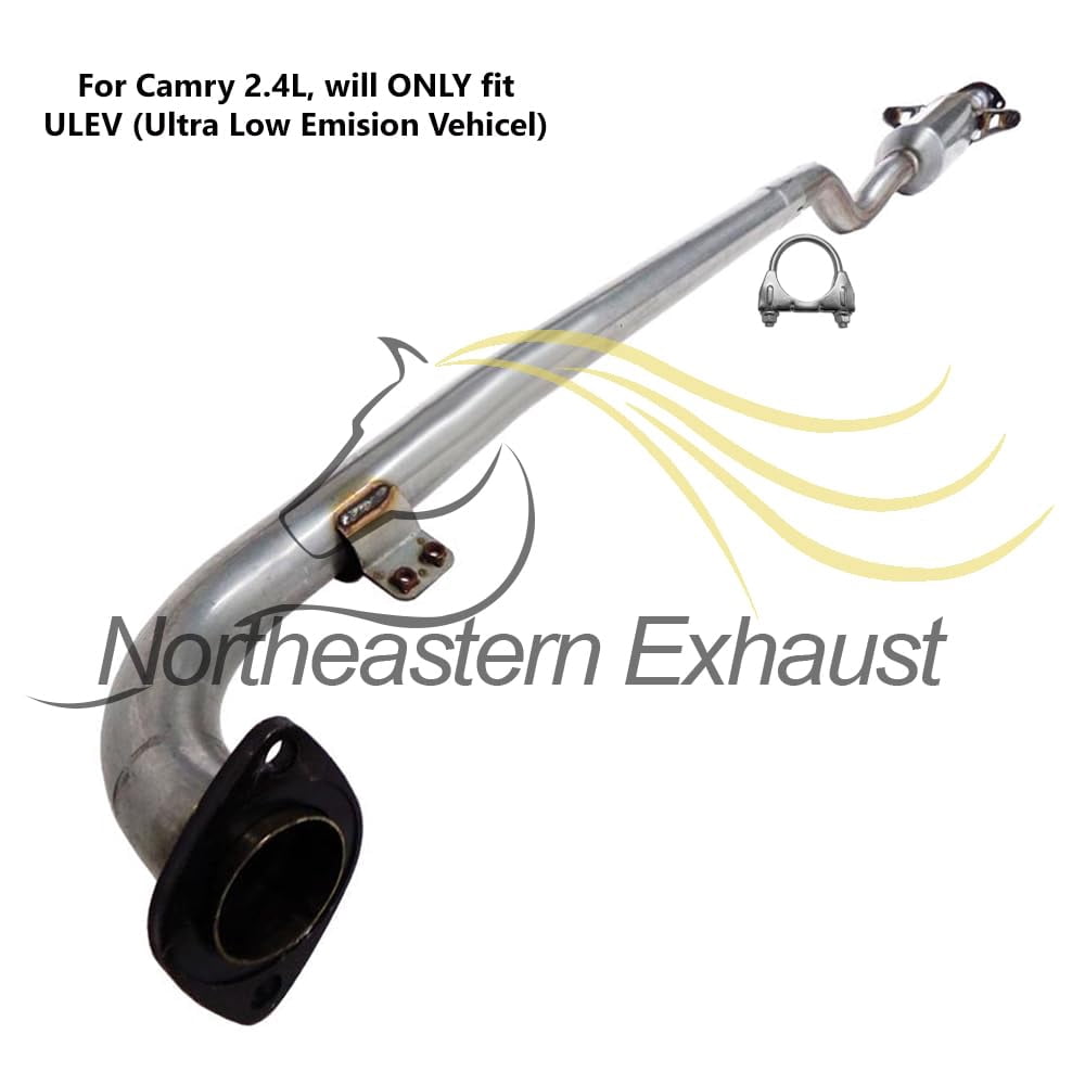 Stainless Steel Resonator & Muffler Exhaust System Kit fits 2004–2006 Lexus ES330 3.3L – Direct Fit