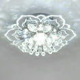 thumbnail image 2 of Modern Led Flower Crystal Ceiling Chandelier 9W Lamp Home DecorDecor Light (White), 2 of 9