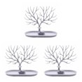 thumbnail image 1 of Sonducket Escultura de ciervo Joyas Árbol Soporte Percha Organizador Regalo de cumpleaños Gris claro Type1, 1 of 1