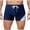 Dark Blue, variant on Jamicy Mens Swimsuits 2025 New Summer Wear Men Casual High Stretch Swimsuit Men's Square Cut Swim Trunks and Drag Suit with Zipper Pocket