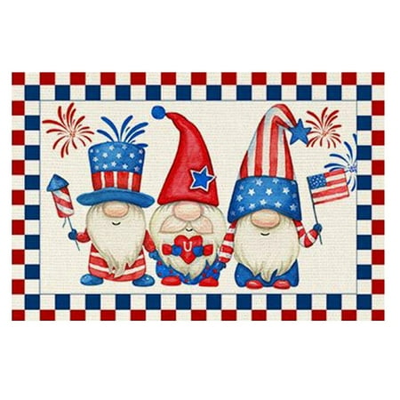 

Outfmvch room decor home decor Independence Day Star Placemats American Flag Patriotic Decorative Placemats For Dinner Parties