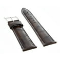 thumbnail image 2 of 24MM ITALIAN LEATHER WATCH BAND STRAP FOR BREITLING DARK BROWN WHITE STITCH, 2 of 2